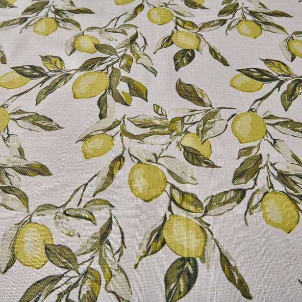 Soft Lime Cello Elvid Masa Örtüsü - Renkli - 140x220 cm - 3