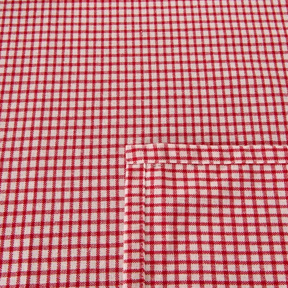 Soft Pötikareli Masa Örtüsü - Kırmızı - 140x200 cm - 2