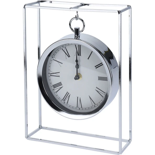 Dekoratif Metal Masa Saati - 25 cm