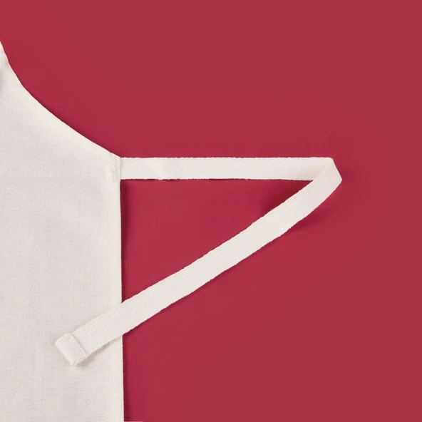 Soft Zoe Mutfak Önlüğü - Ekru / Siyah - 54x78 cm - 3