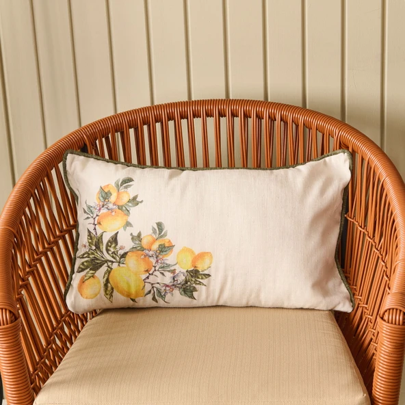 Soft Lime Cello Renata Kırlent - Ekru - 30x50 cm ürün görseli