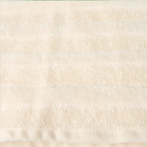 Soft Kadife Banyo Havlusu - Ekru - 70x140 cm - 3