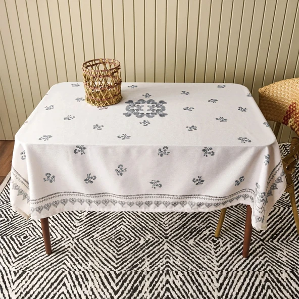 Soft St Tropez Masa Örtüsü - Ekru - 150x150 cm - 2