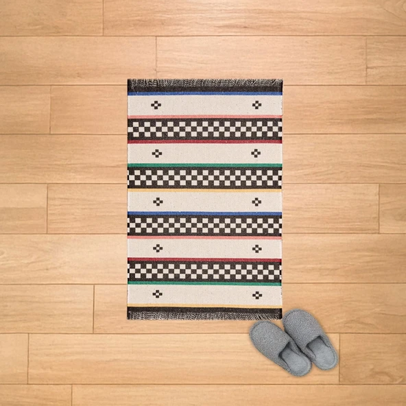 Soft Smila Kilim - Bej - 60x90 cm ürün görseli