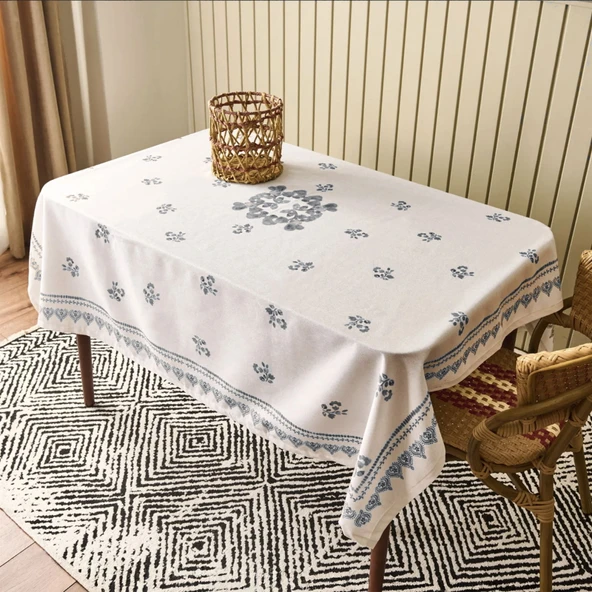 Soft St Tropez Masa Örtüsü - Ekru - 150x150 cm - 3