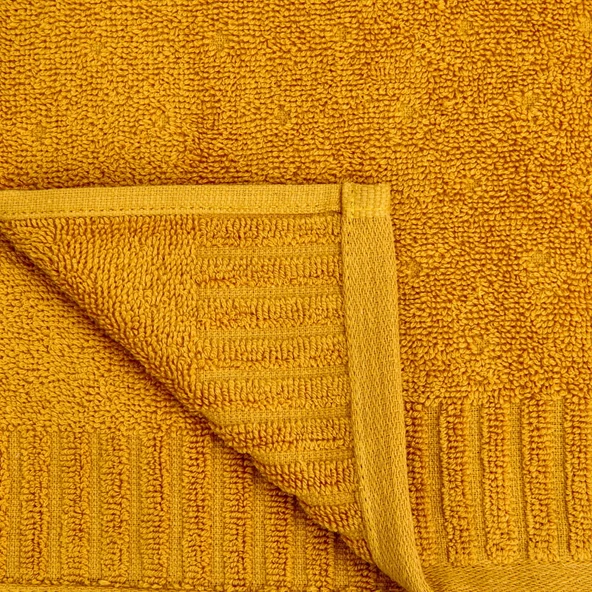Soft Patte Banyo Havlusu - Hardal - 70x140 cm - 2