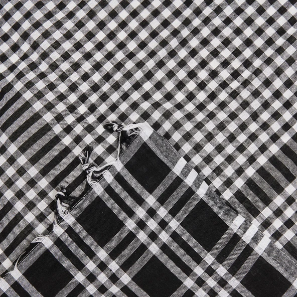 Soft Piknik Örtüsü - Siyah - 165x165 cm - 2