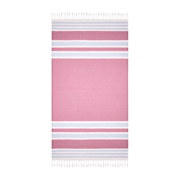 Soft Stripe Peştamal - Mor / Mavi - 90x160 cm