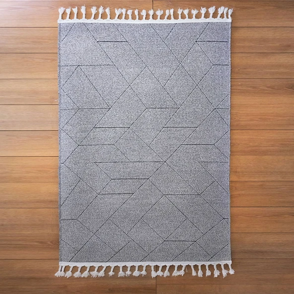 İskandinav Bukle Shaggy - Gri -120x180 cm