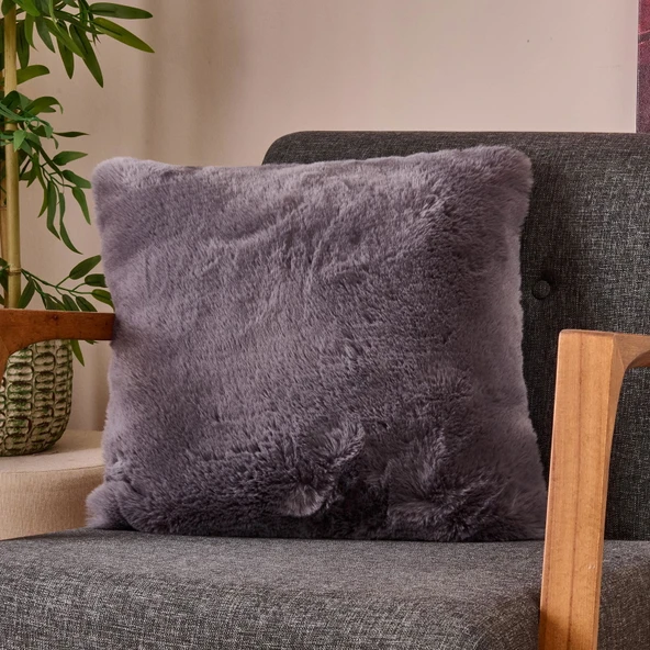 Soft Post Kırlent - Antrasit - 45x45 cm ürün görseli