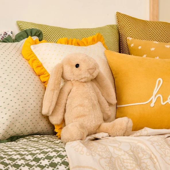 Soft Tavşan Figürlü Yastık - Asorti - 13x34 cm ürün görseli