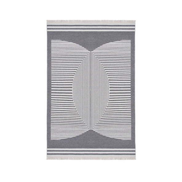 Cotton Çift Taraflı Yıkanabilir Pamuk Kilim - 120x180 cm - 2