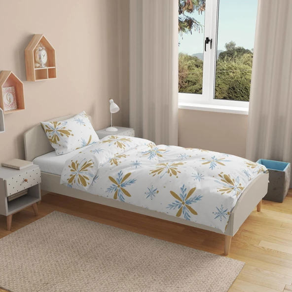 Soft Daisy Tek Kişilik Nevresim Takımı - Renkli - 2