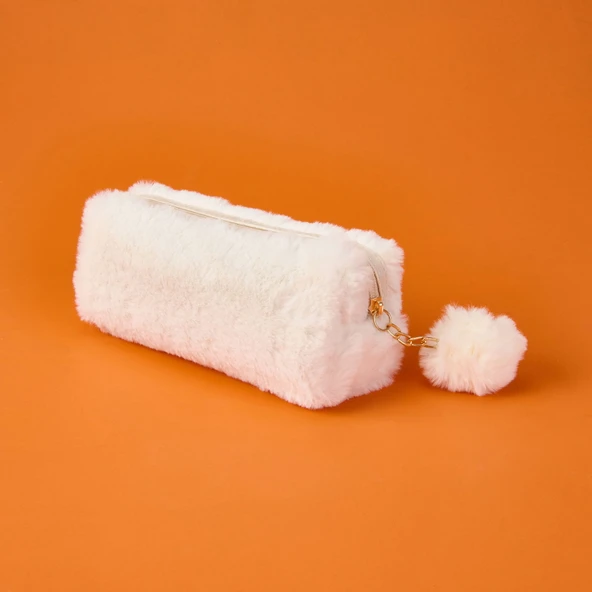 Peluş Kalem Çantası - Asorti - 20x4 cm