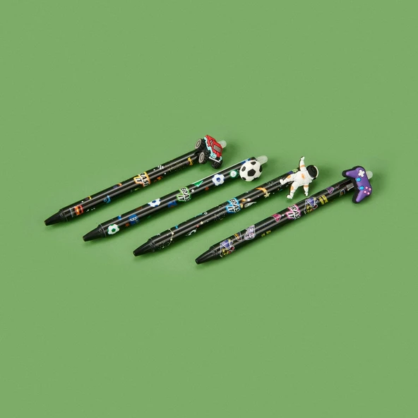 Unick Color Adventure Silinebilir Jel Kalem - Asorti - 15 cm - 2