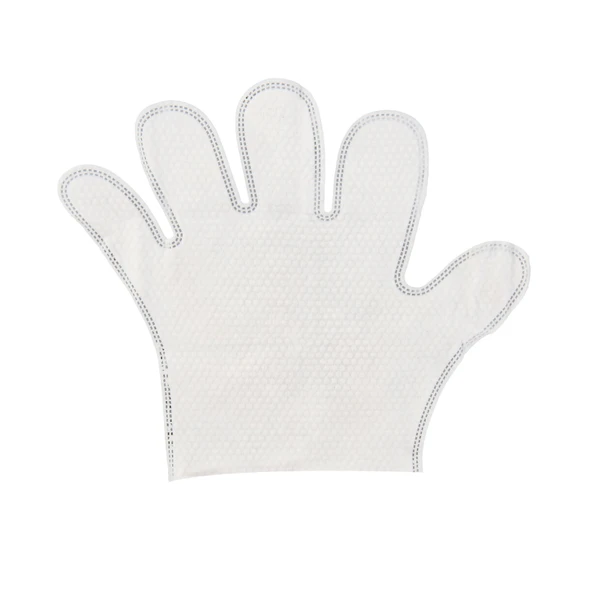 Hipoalerjenik Islak Kedi Köpek Eldiveni - Beyaz - 18 cm - 3