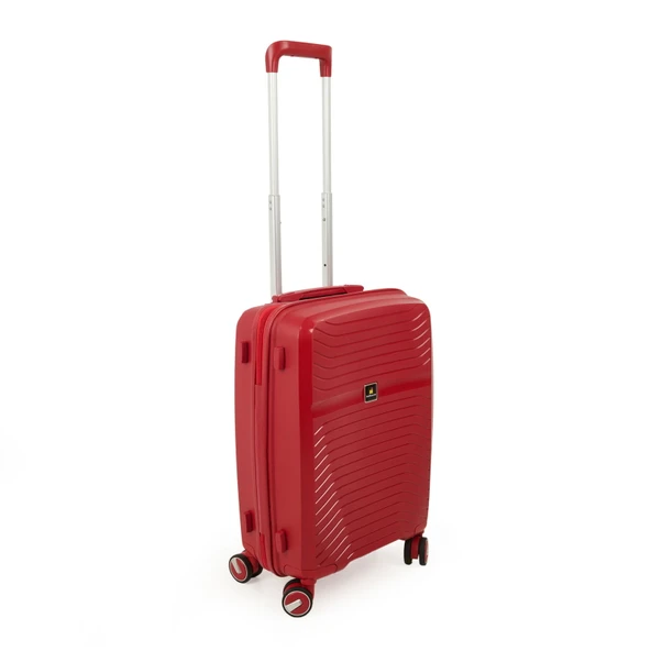 Kabin Boy PP Valiz - Kırmızı - 48x36x20 cm - 3