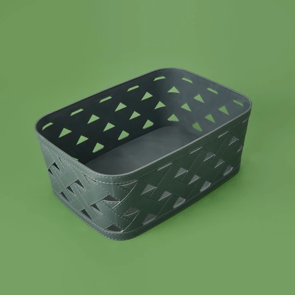 Living Deri Desenli Sepet - Asorti - 10 lt - 3