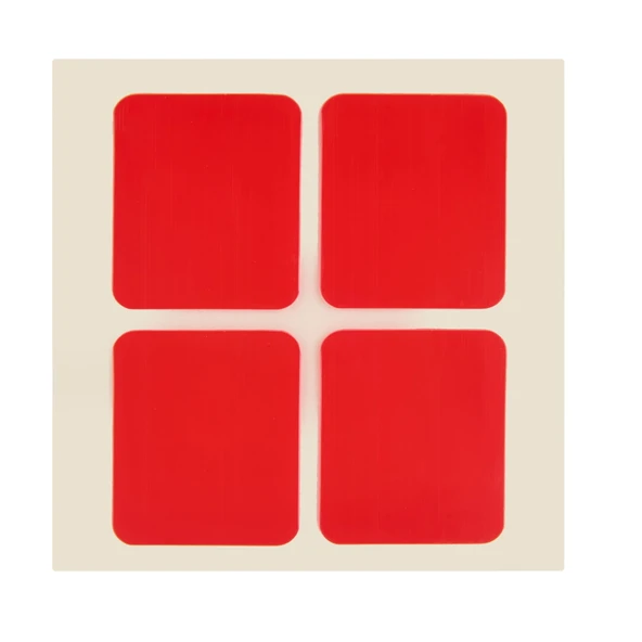 House 12'li Çift Taraflı Hazır Kesilmiş Montaj Bandı - Kırmızı - 4 cm - 2