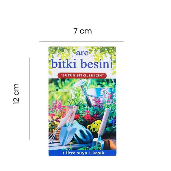 Genel Orkideler İçin Bitki Besini - Renkli - 12x7x3 cm - 2