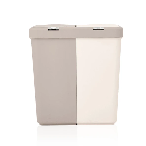 Duo Laundry Çamaşır Sepeti - Bej / Krem - 80 lt - 3