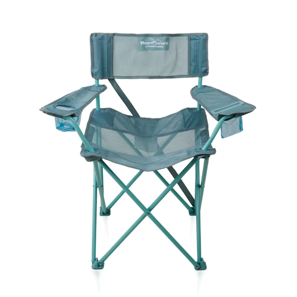 Fileli Kamp Sandalyesi - Mavi - 72x44x78 cm