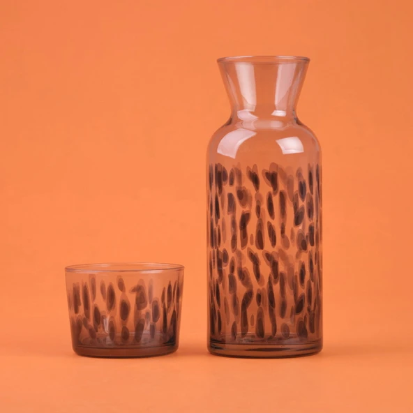 Calista Bardaklı Sürahi Seti - Siyah - 700 ml - 3