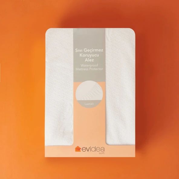 Soft Çift Kişilik Sıvı Geçirmez Fitted Alez - Beyaz - 160x200 cm