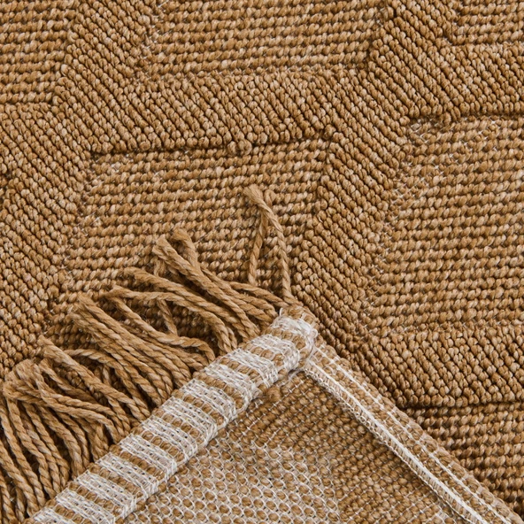 Soft Ruut Rutenna Halı - Bej - 80x150 cm - 3