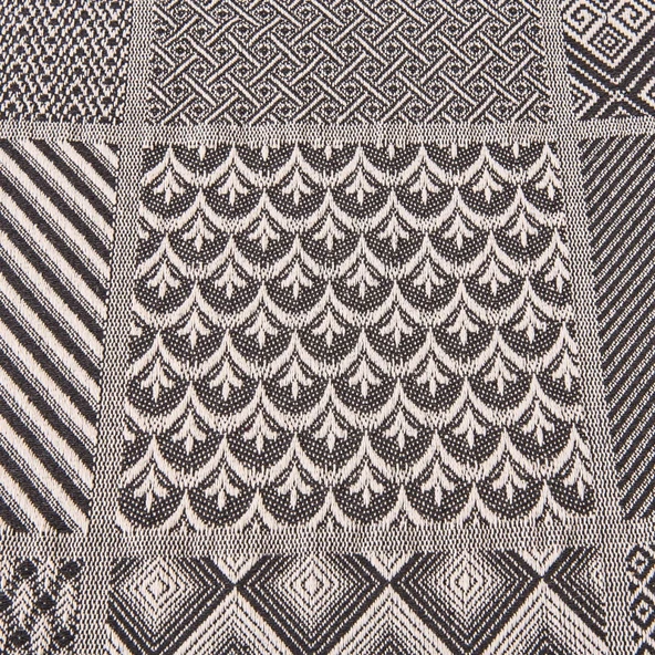 Soft Patchwork Tek Kişilik Yatak Örtüsü - Antrasit - 150x200 cm - 2