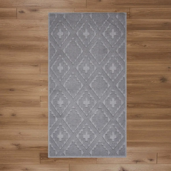Soft Nil Kilim - Gri - 80x150 cm