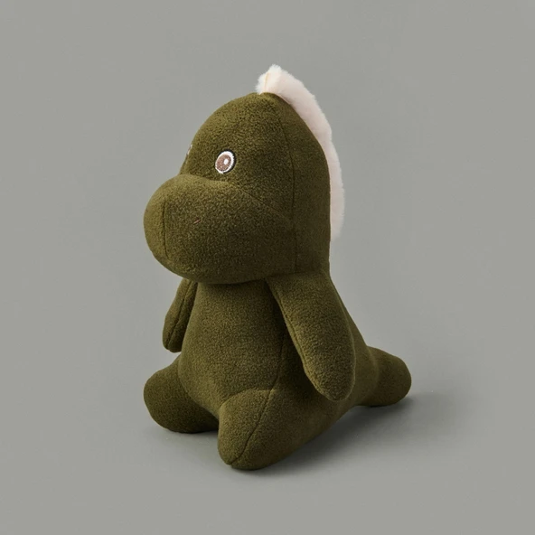 Soft Dinozor Figürlü Yastık - Yeşil - 20x25 cm - 3