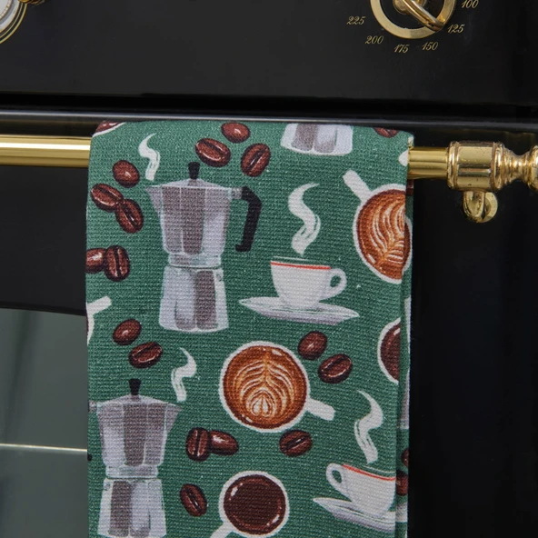 Soft Dapur Mutfak Havlusu - Yeşil - 40x66 cm - 3