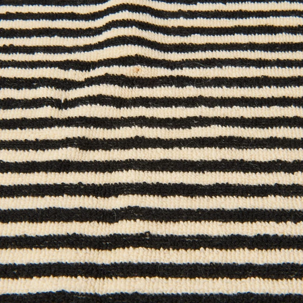 Soft Helga 2'li Havlu Seti - Ekru / Siyah - 30x30 cm - 2