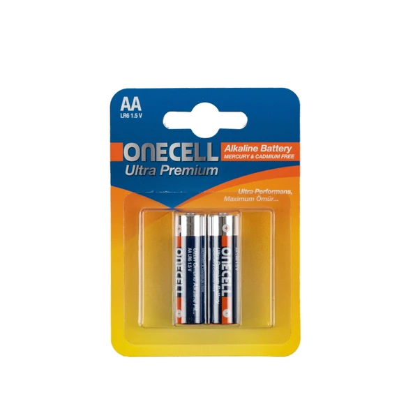 Ultra Premium Alkalin 1,5 V. 2'li AA Boy Pil