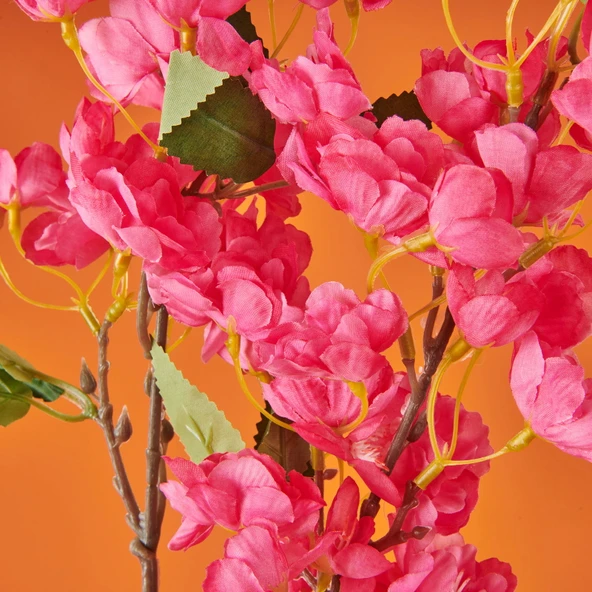 Kiraz Çiçeği Yapay Çiçek - Pembe - 90 cm - 2