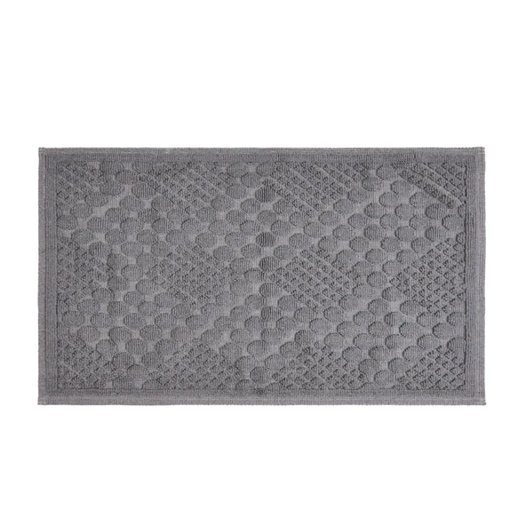 Soft Kağan 2'li Banyo Paspası - Gri - 60x100 cm + 50x60 cm