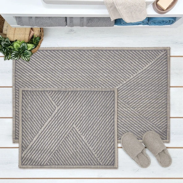 Soft Spata 2'li Bukle Paspas - Gri