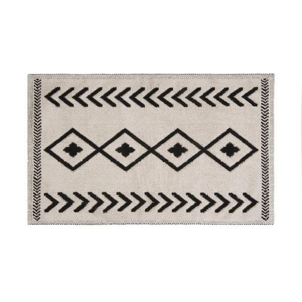 Soft Antik 2'li Banyo Paspası - Ekru - 60x100 cm + 50x60 cm