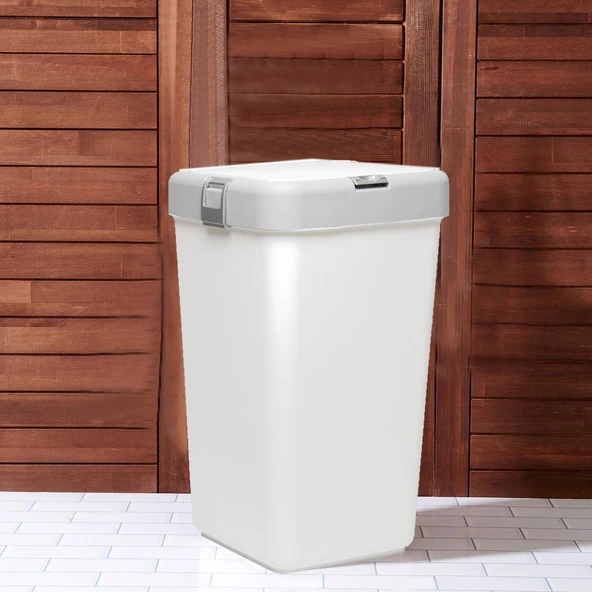 Mono Çamaşır Sepeti - Beyaz - 40 lt