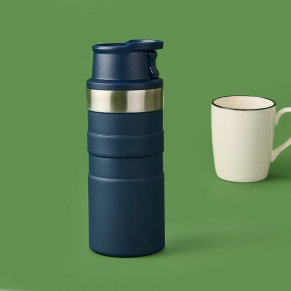 Kitchen Bireysel Termos - Lacivert - 350 ml - 3