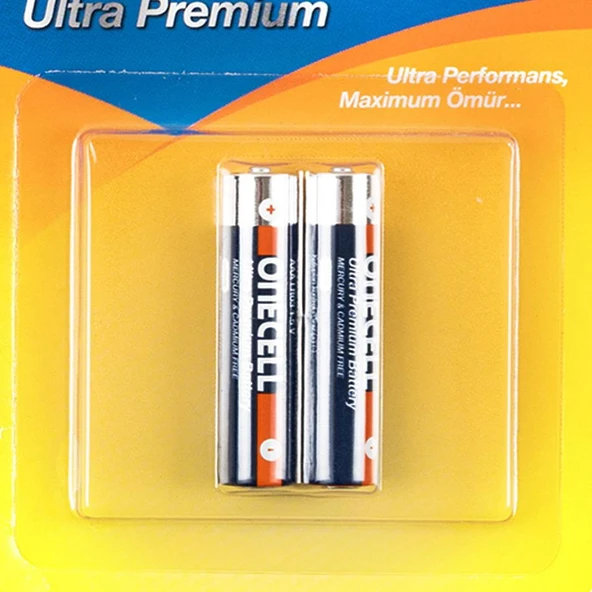 Ultra Premium Alkalin 1,5 V. 2'li AAA Boy Pil - 2