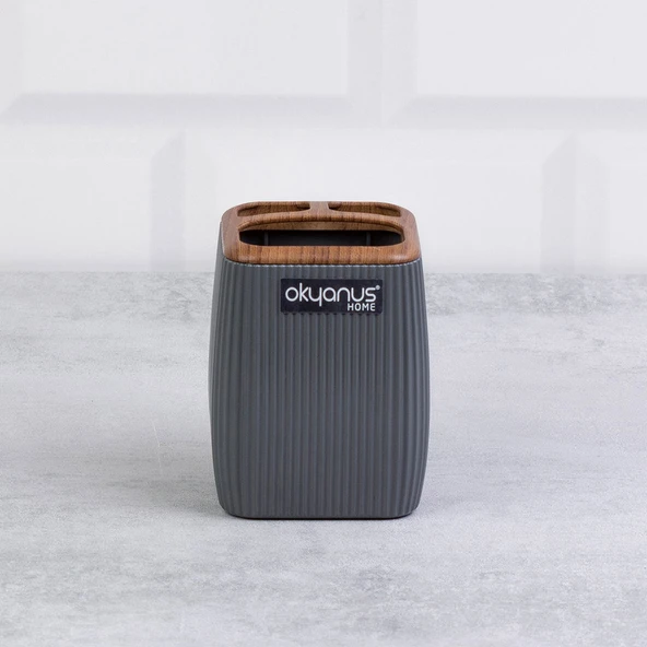 Home Çizgili Kare Diş Fırçalık - Asorti ürün görseli 1