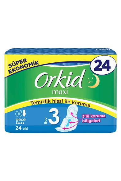 Orkid Maxi 4'lü Gece 24 Adet - 2