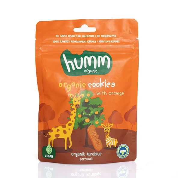 Organik Vegan Portakal Kurabiye 55 gr ürün görseli
