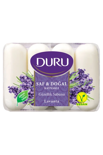 Duru Güzellik Sabunu SafDoğal 4x70 g Lavanta - 2