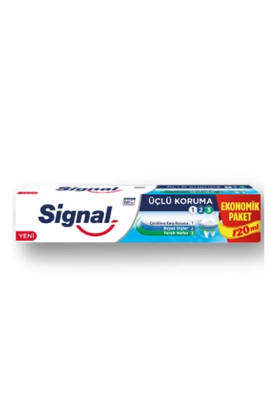 Signal Diş Macunu Üçlü Koruma 120ml - 2