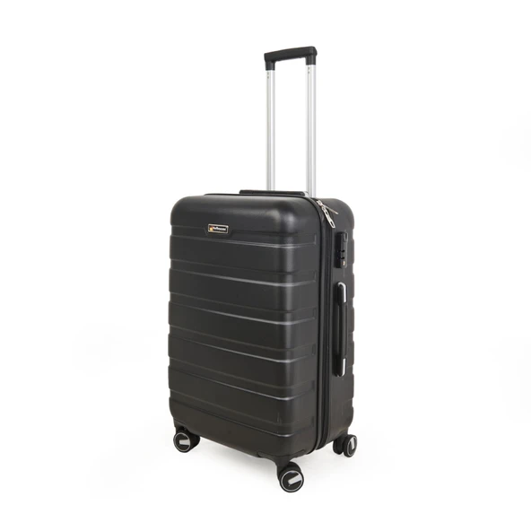 Titan Orta Boy ABS Valiz - Siyah - 66x45x26 cm - 3