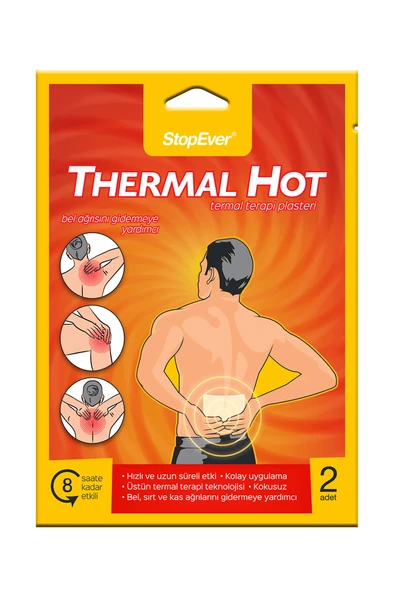 Stopever Thermal Hot Sıcak Terapi Plasteri 2'li - 2