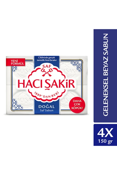Hacı Şakir Banyo Sabunu Doğal 600 g - 2